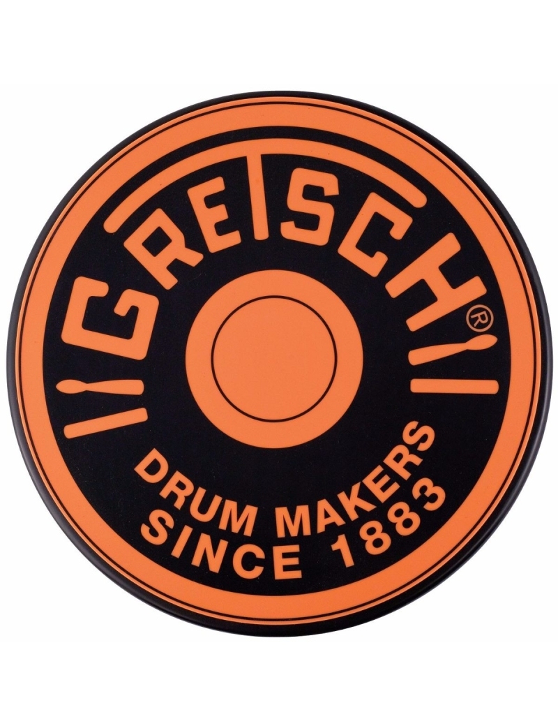 CAJA SORDA DE PRÁCTICA DE EJERCICIO GRETSCH GREPAD120 ORANGE GEL SILICONA 12"