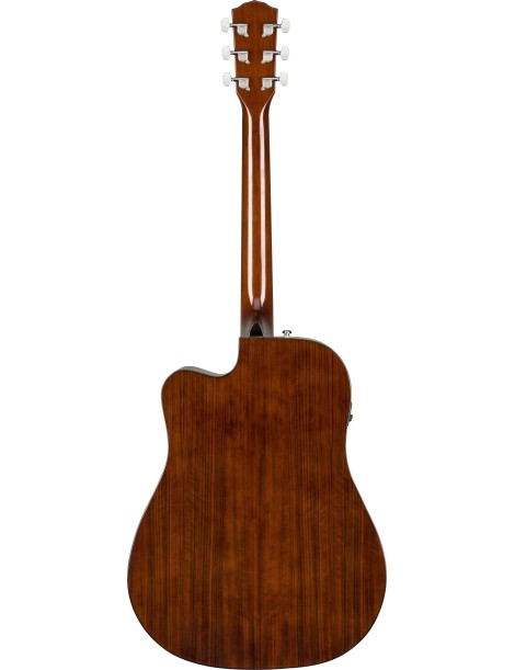 GUITARRA ACÚSTICA FENDER 4/4 RECORTADA CD-140SCE WN SB SUNBURST CON PREVIO Y FUNDA 0970213332