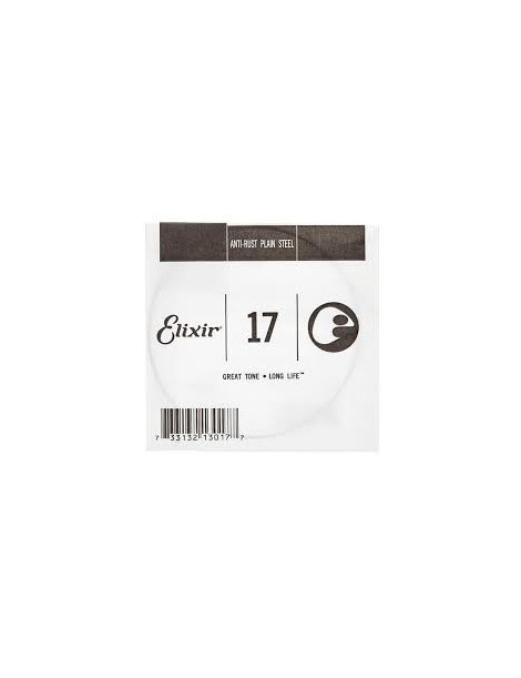 CUERDA ELÉCTRICA ELIXIR 017 PLANA STEEL SUELTA