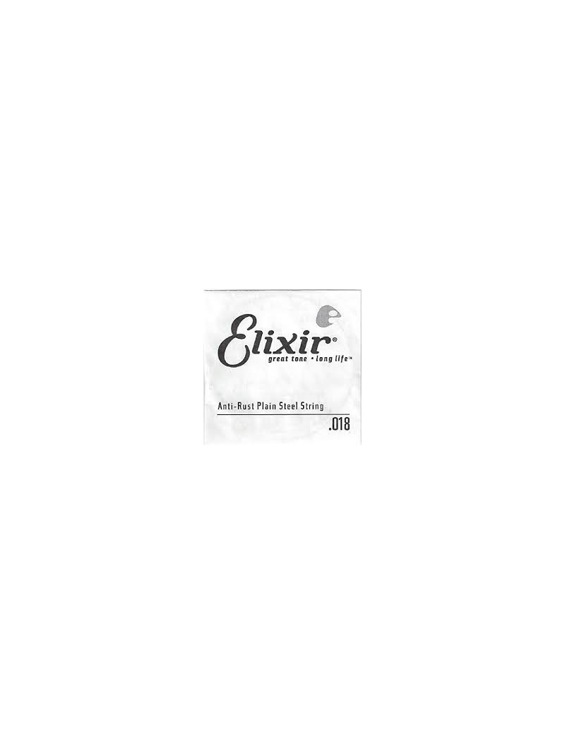 CUERDA ELÉCTRICA ELIXIR 018 PLANA STEEL SUELTA