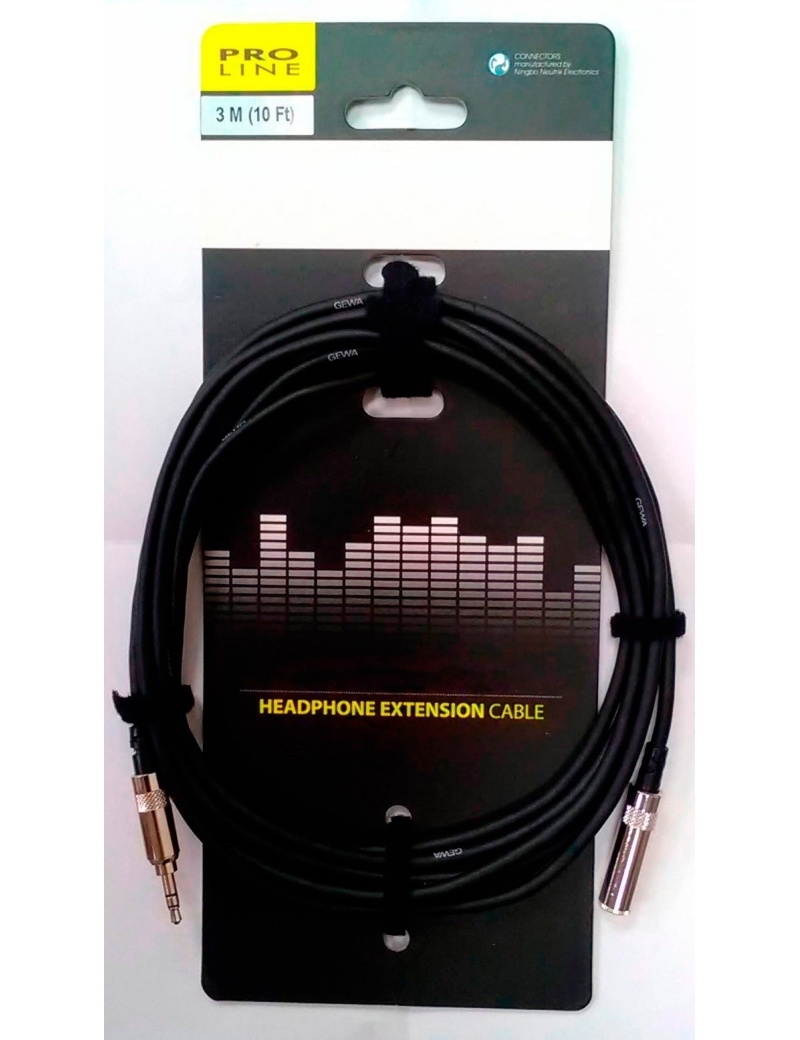 CABLE MINI JACK M ESTEREO - MINI JACK H ESTEREO 3 METROS