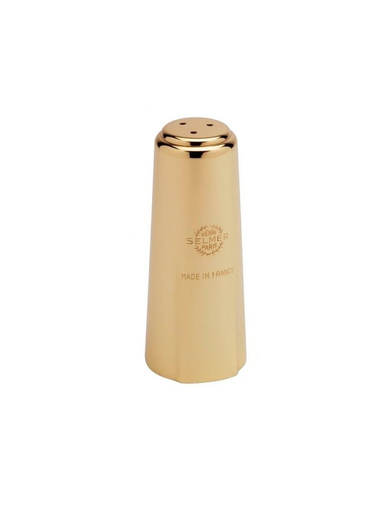 ABRAZADERA SAXO ALTO + BOQUILLERO SELMER METAL DORADA