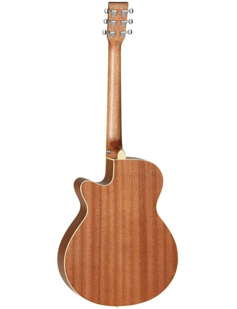 GUITARRA ACÚSTICA TANGLEWOOD 4/4 RECORTADA TW9 SUPER FOLK SATINADO NAT CON PREVIO