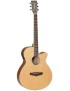 GUITARRA ACÚSTICA TANGLEWOOD 4/4 RECORTADA TW9 SUPER FOLK SATINADO NAT CON PREVIO