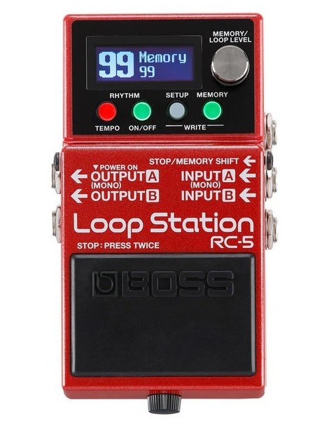 PEDAL BOSS RC-5 LOOP STATION AVANZADO COMPACTO 