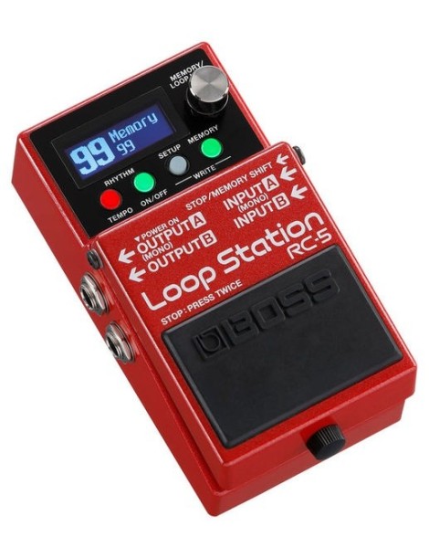 PEDAL BOSS RC-5 LOOP STATION AVANZADO COMPACTO 