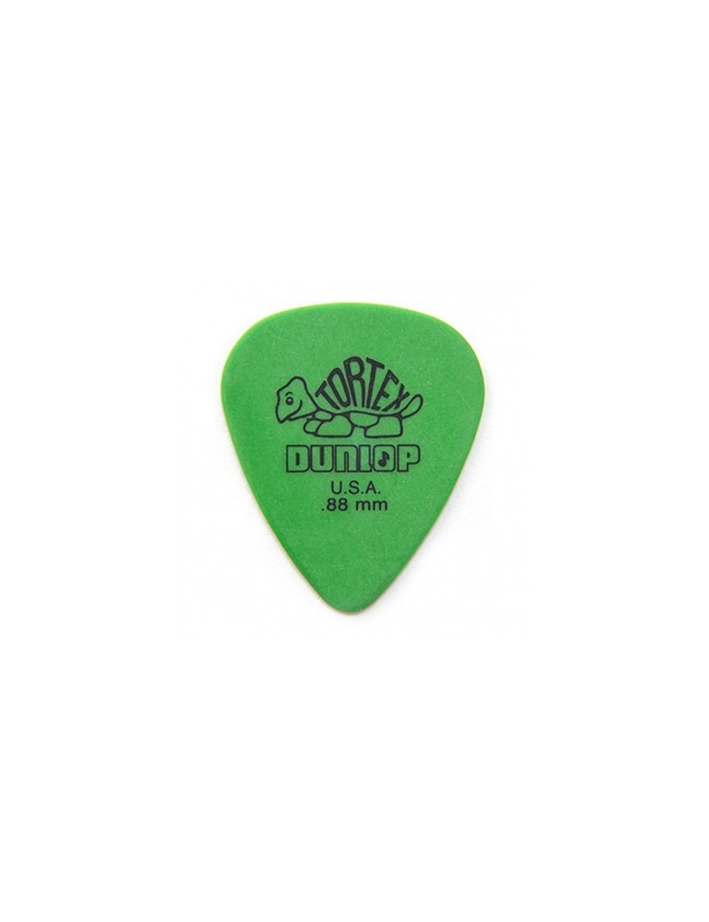 PÚAS DUNLOP TORTEX STANDARD (418-R)4180 MEDIDA 0,88 MM UNIDAD