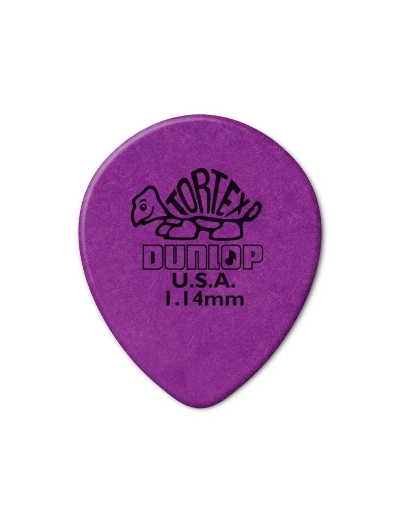 PÚAS DUNLOP TORTEX TEARDROP 413R-114 1,14 MM