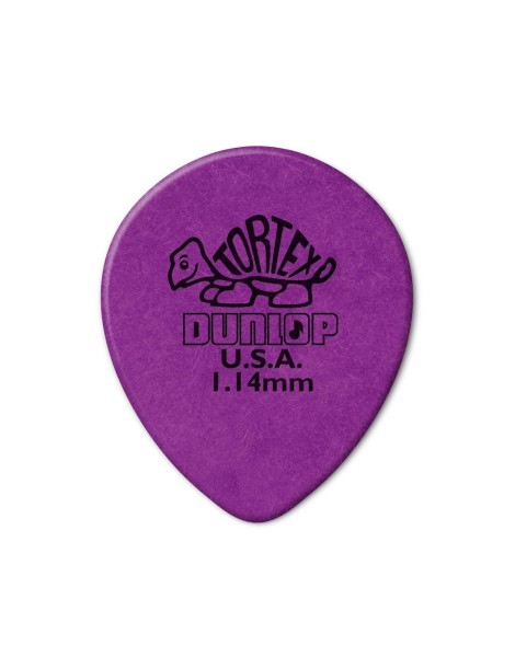 PÚAS DUNLOP TORTEX TEARDROP 413R-114 1,14 MM