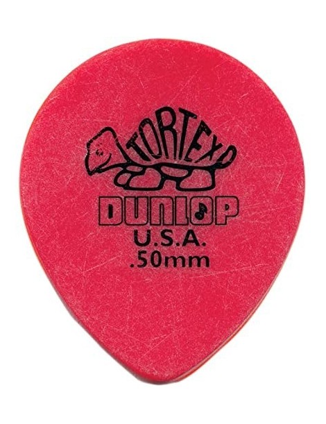 PÚAS DUNLOP TORTEX TEARDROP 413R-050 0,50 MM