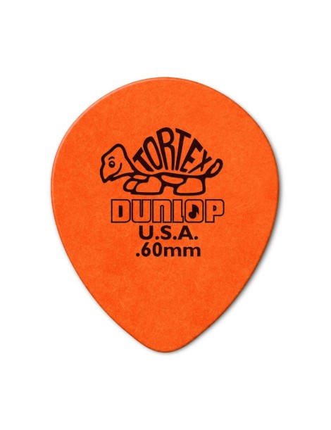PÚAS DUNLOP TORTEX TEARDROP 413R-060 0,60 MM