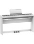 PIANO ROLAND CONTRAPESADO FP-30X 88 TECLAS BLANCO+ MUEBLE KSC-70+TRIPLE PEDALERA KPD-70