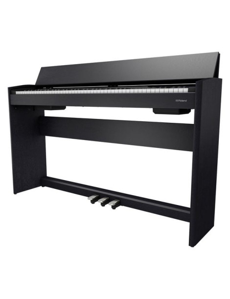 PIANO ROLAND CONTRAPESADO F701-CB CON MUEBLE TRIPLE PEDALERA NEGRO PIANO ROLAND CONTRAPESADO F701-CB CON MUEBLE TRIPLE PEDALERA NEGRO