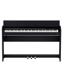 PIANO ROLAND CONTRAPESADO F701-CB CON MUEBLE TRIPLE PEDALERA NEGRO