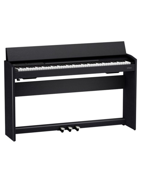 PIANO ROLAND CONTRAPESADO F701-CB CON MUEBLE TRIPLE PEDALERA NEGRO PIANO ROLAND CONTRAPESADO F701-CB CON MUEBLE TRIPLE PEDALERA NEGRO