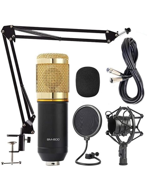 MICRÓFONO ESTUDIO KIT COMPLETO