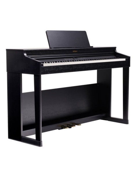 PIANO ROLAND CONTRAPESADO RP701-CB CON MUEBLE TRIPLE PEDALERA NEGRO MATE BLUETOOTH