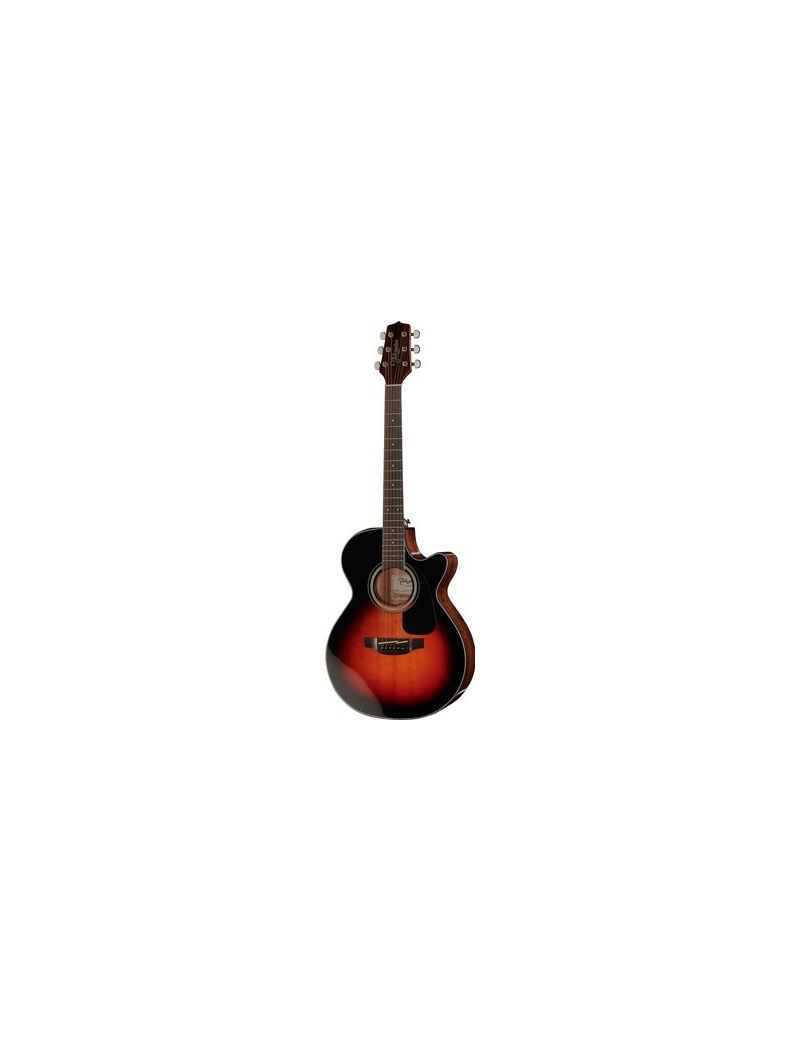 GUITARRA ACÚSTICA TAKAMINE 4/4 RECORTADA GF30CEBSB E/A FOLK BROWN SUNBURST CON PREVIO