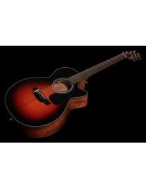 GUITARRA ACÚSTICA TAKAMINE 4/4 RECORTADA GF30CEBSB E/A FOLK BROWN SUNBURST CON PREVIO