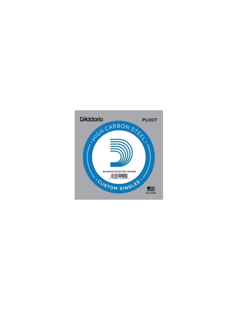 CUERDA ELÉCTRICA D'ADDARIO PL007 PLANA SUELTA
