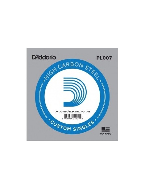 CUERDA ELÉCTRICA D'ADDARIO PL007 PLANA SUELTA
