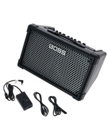 AMPLIFICADOR GUITARRA BOSS CUBE-ST2 5/10W NEGRO A PILAS Y CORRIENTE+BLUETOOTH -DUAL EXP