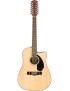 GUITARRA ACÚSTICA FENDER 4/4 RECORTADA CD-60SCE-NT NATUTAL12 CUERDAS WN CON PREVIO 970193021