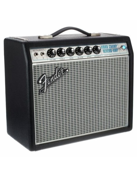 AMPLIFICADOR GUITARRA FENDER 68' CUSTOM VIBRO CHAMP REVERB VALVULAR 5W 10" 2279006000