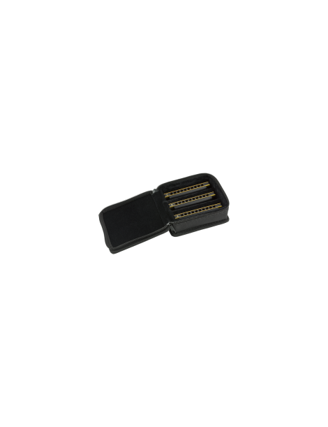 ARMÓNICA SET 3 FENDER BLUE DEVILLE CON ESTUCHE TONALIDAD C- G- A (DO-SOL-LA) 990702021