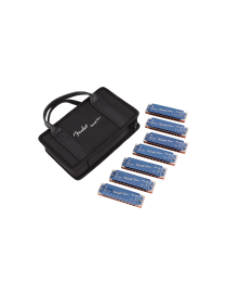 ARMÓNICA SET 7 FENDER MIDNIGHT BLUES CON ESTUCHE TONALIDAD RE-SOL-MI-FA-DO-SIb-LA 990702149