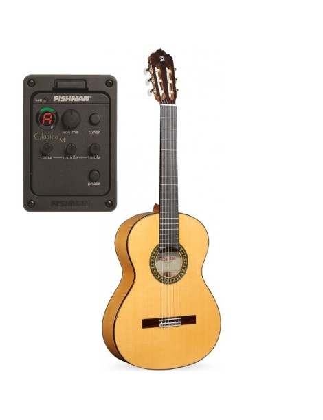 GUITARRA CLÁSICA FLA ALHAMBRA 4/4 5F CON GOLPEADOR PREVIO FISHMAN E1