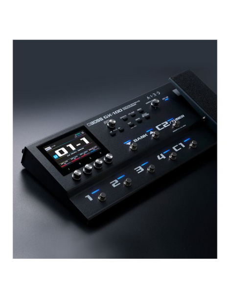 PEDALERA MULTIEFECTO BOSS GX-100 CON PEDAL DE EXPRESIÓN