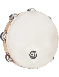 PANDERETA CP380 TAMBOURINE 10" CON PARCHE SONAJAS DOBLES LP861.300