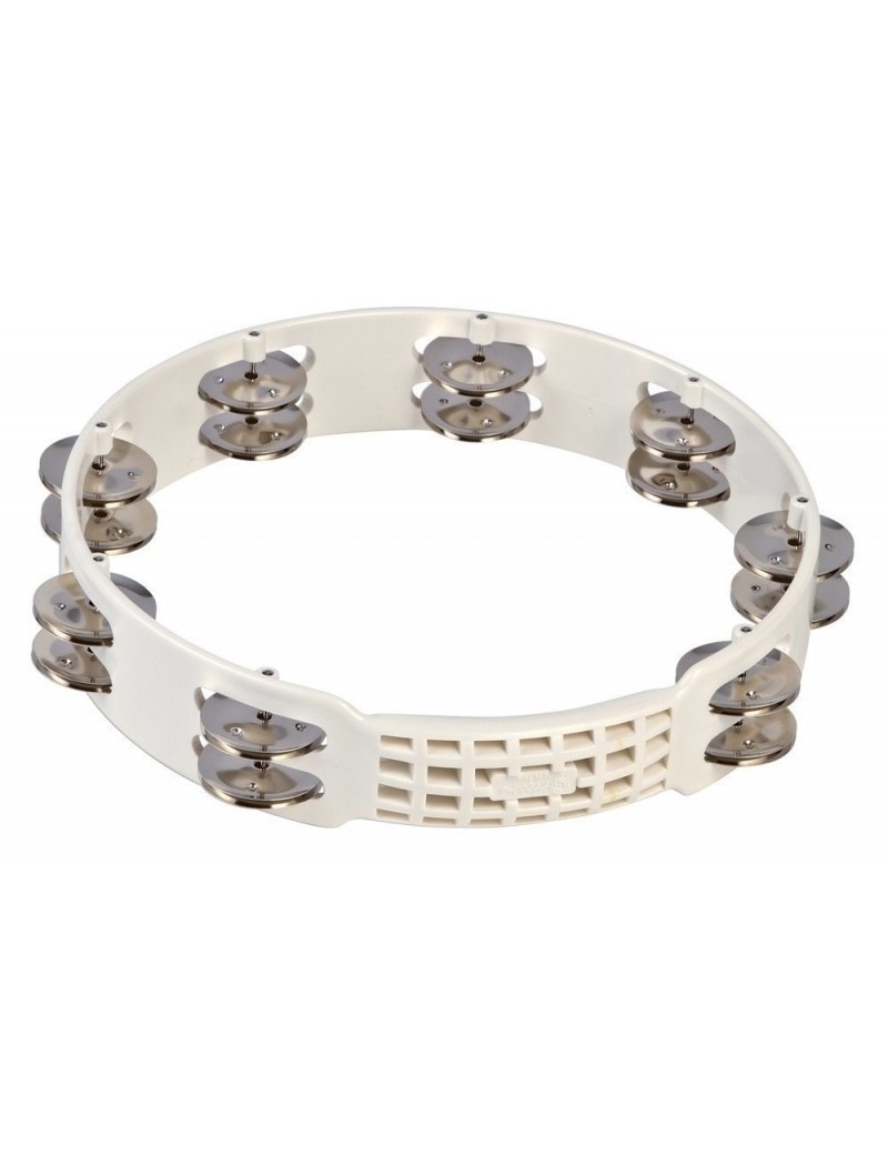 PANDERETA DE MANO LPA-192, PLÁSTICO COLOR BLANCO 10" LP861.424