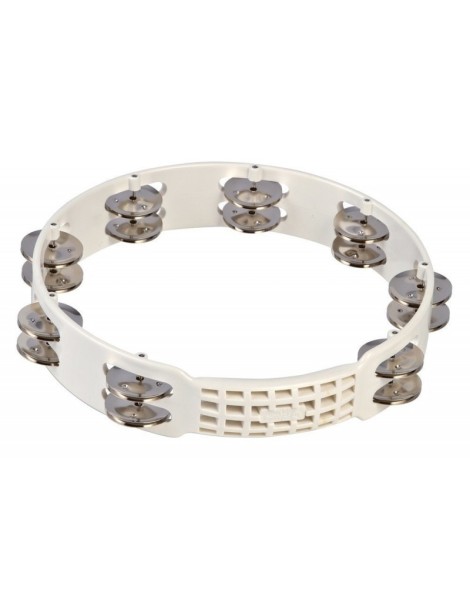 PANDERETA DE MANO LPA-192, PLÁSTICO COLOR BLANCO 10" LP861.424