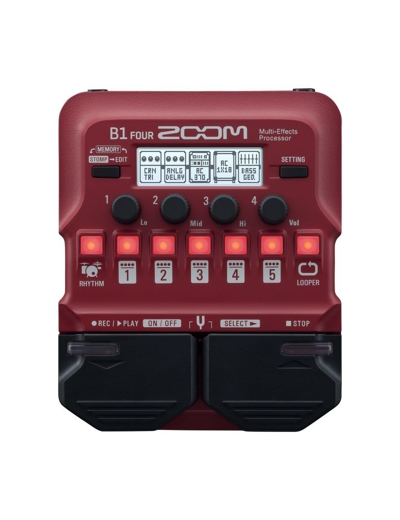 PEDALERA MULTIEFECTO ZOOM B1 FOUR BAJO