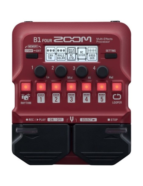 PEDALERA MULTIEFECTO ZOOM B1 FOUR BAJO