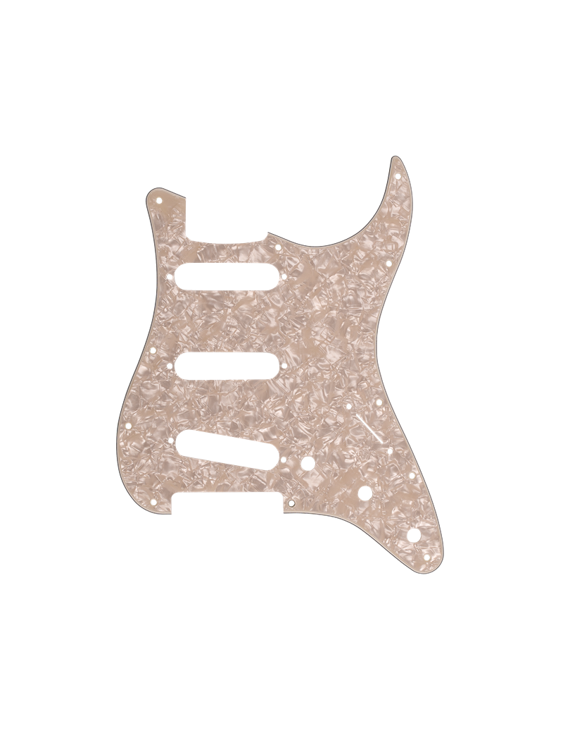 GOLPEADOR ELÉCTRICA FENDER ORIGINAL STRATOCASTER AGED WHITE MOTO 11 ORIFICIOS 992140001