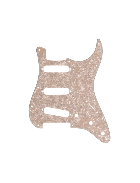 GOLPEADOR ELÉCTRICA FENDER ORIGINAL STRATOCASTER AGED WHITE MOTO 11 ORIFICIOS 992140001