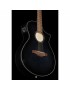 GUITARRA ACÚSTICA IBANEZ 4/4 RECORTADA AEWC400TKS CON PREVIO SUNBURST NEGRO