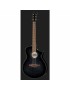 GUITARRA ACÚSTICA IBANEZ 4/4 RECORTADA AEWC400TKS CON PREVIO SUNBURST NEGRO