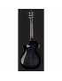 GUITARRA ACÚSTICA IBANEZ 4/4 RECORTADA AEWC400TKS CON PREVIO SUNBURST NEGRO