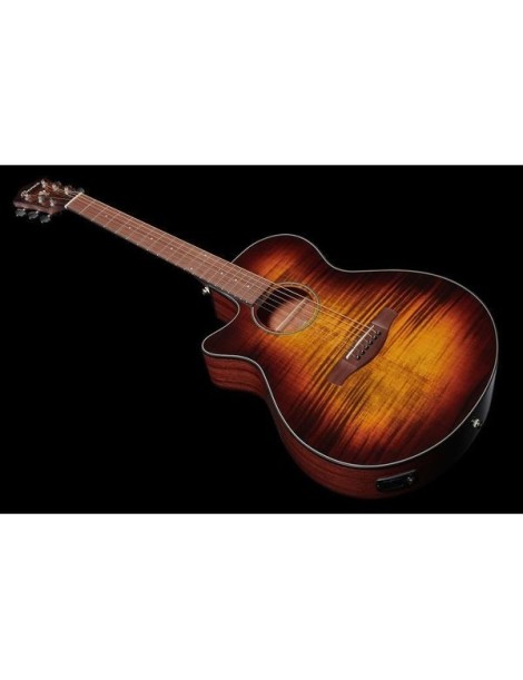 GUITARRA ACÚSTICA IBANEZ 4/4 RECORTADA AEG70LTIH CON PREVIO TIGER BURST ZURDA GUITARRA ACÚSTICA IBANEZ 4/4 RECORTADA AEG70LTIH CON PREVIO TIGER BURST ZURDA