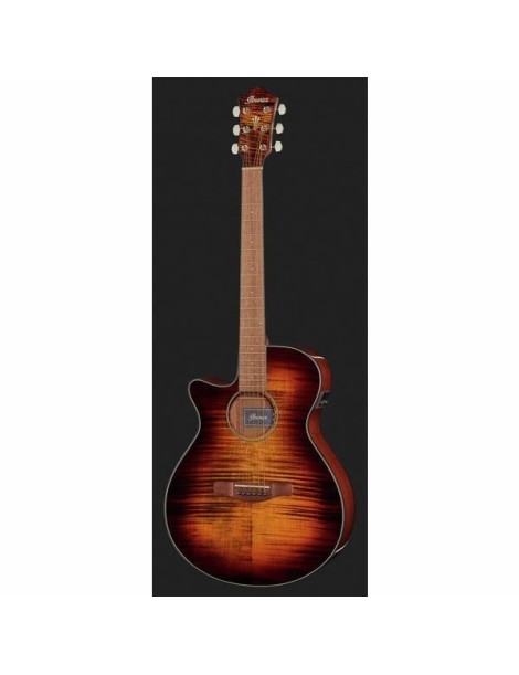 GUITARRA ACÚSTICA IBANEZ 4/4 RECORTADA AEG70LTIH CON PREVIO TIGER BURST ZURDA GUITARRA ACÚSTICA IBANEZ 4/4 RECORTADA AEG70LTIH CON PREVIO TIGER BURST ZURDA