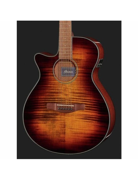 GUITARRA ACÚSTICA IBANEZ 4/4 RECORTADA AEG70LTIH CON PREVIO TIGER BURST ZURDA GUITARRA ACÚSTICA IBANEZ 4/4 RECORTADA AEG70LTIH CON PREVIO TIGER BURST ZURDA