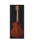 GUITARRA ACÚSTICA IBANEZ 4/4 RECORTADA AEG70LTIH CON PREVIO TIGER BURST ZURDA