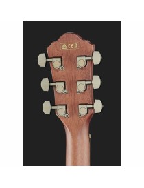 GUITARRA ACÚSTICA IBANEZ 4/4 RECORTADA AEG70LTIH CON PREVIO TIGER BURST ZURDA