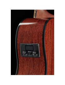 GUITARRA ACÚSTICA IBANEZ 4/4 RECORTADA AEG70LTIH CON PREVIO TIGER BURST ZURDA