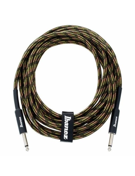 CABLE JACK M - JACK M IBANEZ SI20 6,10 METROS CAMUFLAJE NEGRO/VERDE CABLE JACK M - JACK M IBANEZ SI20 6,10 METROS CAMUFLAJE NEGRO/VERDE