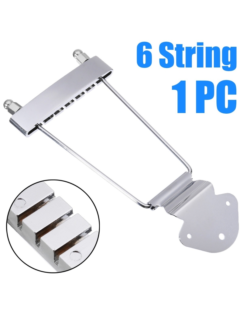 PUENTE PARA GUITARRA 6 CUERDAS CROMADO